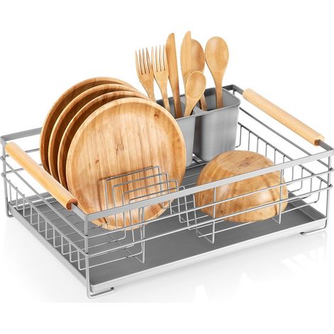 ÉGOUTTOIR GRIS ÉGOUTTOIR ÉGOUTTOIR COUVERTS DE CUISINE (1/4)
