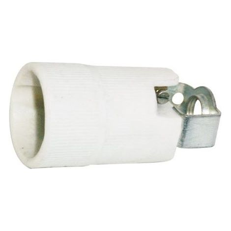 E-14 Keramik-Lampenfassung 2A-250V Elektro DH. Mit Halterung M10 12.062 8430552104604