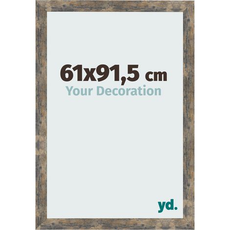 yd. - Cadre photo 61x91.5 - Bleu Or Melange - MDF - Bologna (1/5)