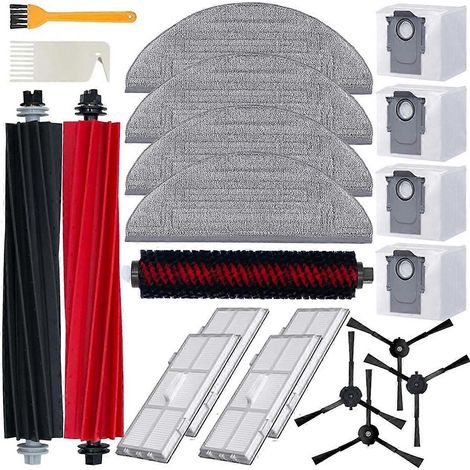 Kit d'accessoires pour brosse principale Roborock S8 Pro Ultra, filtre HEPA en chiffon