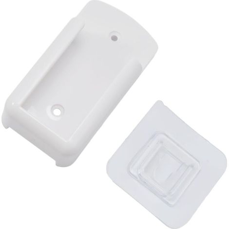Support mural pour télécommande - Blanc - Boîte de rangement pour télécommande de climatiseur (fin) (1/5)