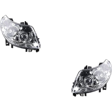 Lot de 2 Phare H7/H1 pour Fiat Ducato Gauche et Droite Homologué E (1/5)