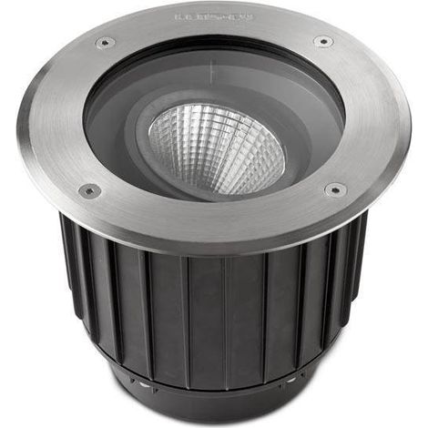 Leds-C4 Gea Cob - Lampadaire encastrable extérieur à LED Acier inoxydable Aisi 316 IP67