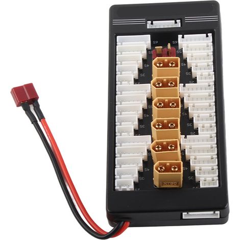 Carte de charge parallèle équilibrée 2-6S LiPo avec connecteur T pour chargeur de batterie RC IMAX B6/B8 UN A6 V1 (1/5)