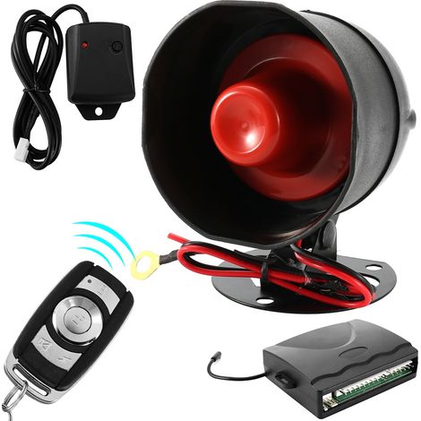 Système d'alarme auto 12V universel, bouton poussoir Start Stop moteur, verrouillage antivol (1/4)