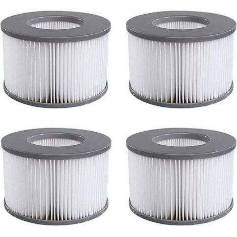 Filtre Spa Lite pour mspa,Filtre pour mspa Lite, pour MSPA Whirlpool Filter - Cartouches filtrantes pour sous - Bateaux et Spa Chauds - Modèle à partir de 2020 (4pcs) (1/4)