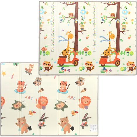 AIYAPLAY Tappeto Gioco Bambini 200x150x1.5 cm Pieghevole, Multicolore (1/5)