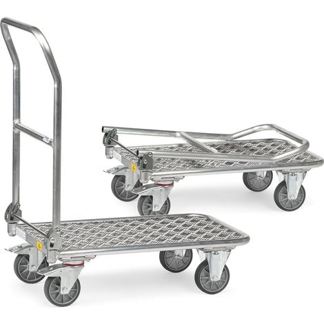 Fetra ESD Klappwagen Alurohrwagen Aluplattform 720x450mm Ladefläche (1/2)
