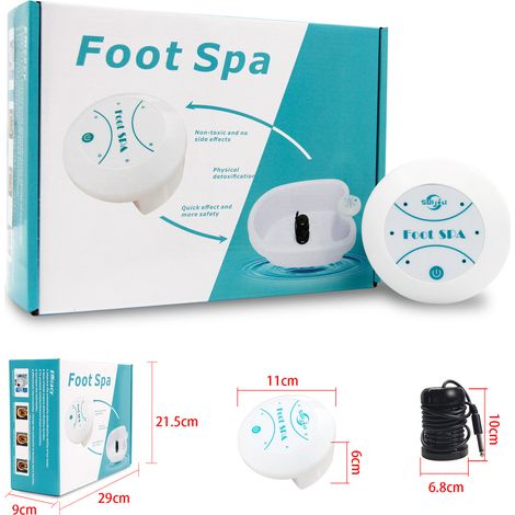 Ionic Foot Spa Detox and Cleanse at Home - Ionic Foot Spa Machine Detoxifies You and Your Body (1/5)