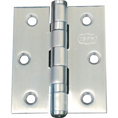 CERNIERA X PORTA A LIBRO 102X89MM 4X3,5 ACC.INOX SAT.C/CUSC.SF IBFM970
