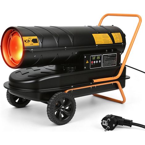 TolleTour Cannone aria calda diesel 30kW riscaldatore cantiere officina termostato 38L (1/5)