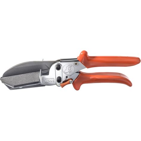 Original LÖWE Cesoie professionali per canalina per cavi 3.606/HÜ con trasmissione a leva e battute a 90 gradi per uso professionale – per tagli precisi su listelli in plastica, canali per cavi in (1/4)