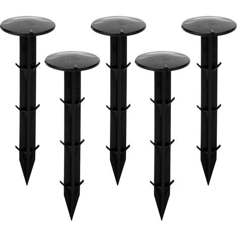 30 estacas para el control de malas hierbas en el jardín, de 10 cm de largo. (1/5)