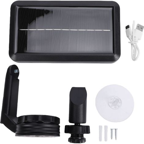 Lumière solaire magnétique avec capteur de mouvement 600LM, éclairage blanc, étanche IP65, extérieur, pour mur, arrière-cour, clôture, Garage, terrasse (1/5)