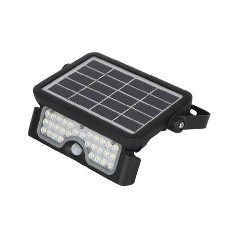 Proiettore solare a LED nero da 5W (1/5)