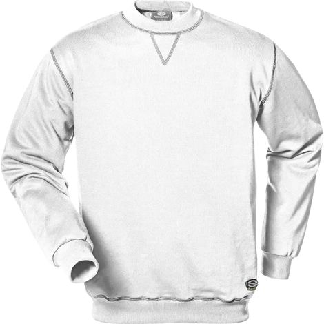 SIR SAFETY SYSTEM SIRFLEX Sweat-shirt de travail col rond blanc Taille 3XL
