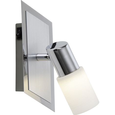 Spot mural 1x CLAPTON argent LED 5W 3000K IP20 Trio (1/3)