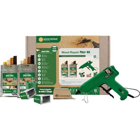 Wood Repair Holzreparatur-Satz PLUS+ mit BCD 180, 7tlg (1/2)