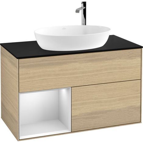 Villeroy & Boch F892MTPC Armoire sous-lavabo Finion F89 (1/2)