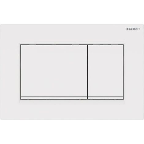 Sigma20 (ex Sigma30) Betätigungsplatte für 2-Mengen-Spülung, Square weiß 115.883.11.1 (1/5)