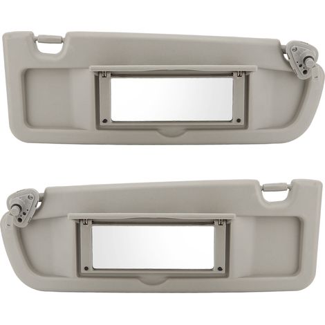 paio di alette parasole per auto resistenti, vestibilità perfetta, alette parasole sinistra e destra per Honda Civic 2006-2011, grigie (1/5)
