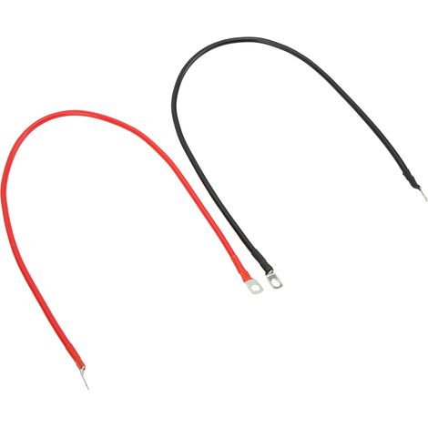 Cables de PVC rojo/negro de 10 AWG para inversores de batería + copiadora para automóviles, camiones, barcos, energía solar y vehículos todo terreno.