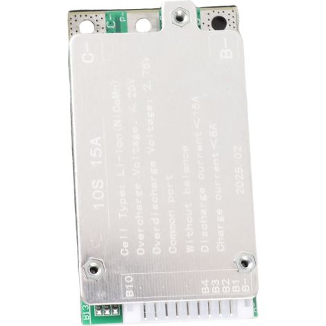 Carte de protection PCB BMS pour batterie lithium-ion 10S 15A 36V sans équilibrage, vélo électrique 36V (1/5)