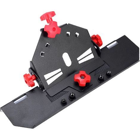 Support de Chanfreinage 45° pour Meuleuse d'Angle - Guide de Coupe Universel pour Carrelage Céramique, Fixation par Vis, Outil Multifonction (1/5)