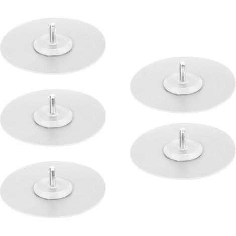 10 disques adhésifs puissants en silicone étanche pour crochets de vêtements, fixation solide sans perçage. (1/5)