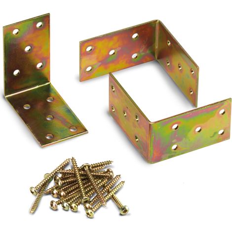 Kit 3 angolari 50x50 mm con viti per fissaggio cavaliere – 3 pz