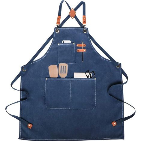 Tablier de Cuisine,Tablier de Travail,Tablier Barbecue,pour Barbecue, Restaurant, Jardin, Barbecue, Café (1/5)