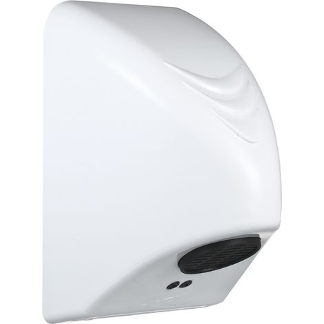 Sèche-mains automatique commercial 600 W, sèche-mains électrique, appareil de séchage des mains domestique, sèche-mains à air chaud pour salle de bain, couvercle en plastique (1/2)