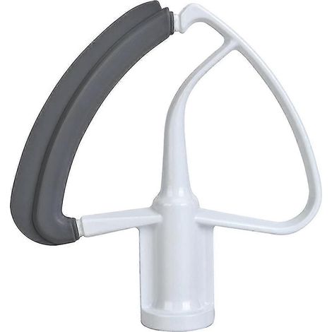 Batteur à bord flexible pour robot pâtissier KitchenAid 4,5-5 L, accessoire pour robot pâtissier à tête inclinable, palette de batteur