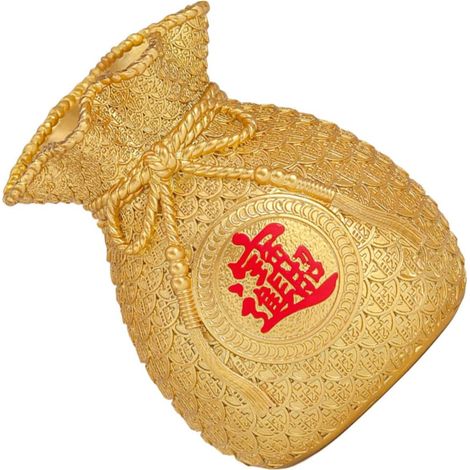 Tirelire Résine à Motif Chat Chance Pot Épargne de Style Chinois Ornement de Bureau (1/5)