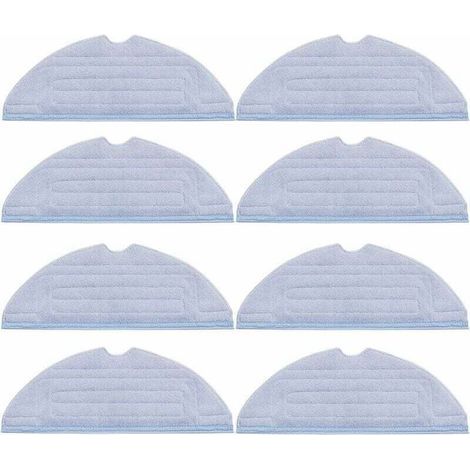Lot de 8 lingettes de rechange en microfibre pour aspirateur Roborock S7 T7S G10, lavables et réutilisables (1/5)