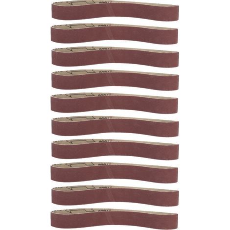 Ortviai Bande Abrasive en Oxyde d’Aluminium 533 x 30 mm (1000 Grit) – Lot de 10 (1/5)