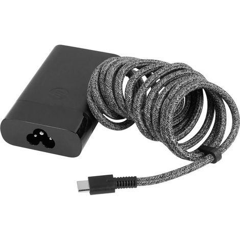 Alimentatore HP da 65 W con connettore USB-C per dispositivi HP, modello 19C66AV
