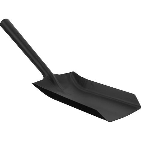 Kamin-Ascheschaufel, Gartenschaufel, Landwirtschaftsschaufel ohne Stiel – 41,00 x 11,50 x 5,00 cm – Schwarz (1/3)