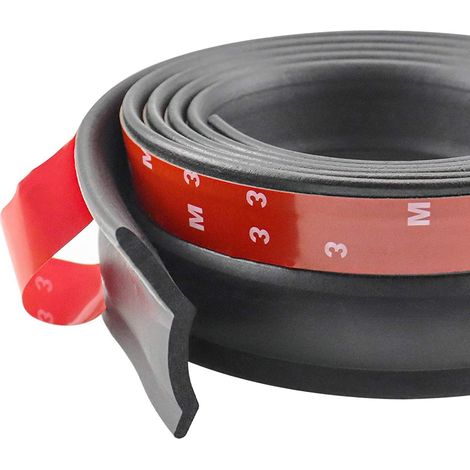 Sello universal para puerta de garaje MINKUROW 3M, tira de sellado de goma para puerta de garaje multifunción, tira de sellado inferior para puerta de garaje (1/5)