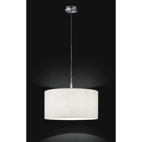Suspension Collection Spazio, Abat-Jour En Tissu, Douille E27, Puissance Max 40W, Dimensions Ø50 X H250 Cm - Perenz, Design Élégant Et Moderne (1/2)
