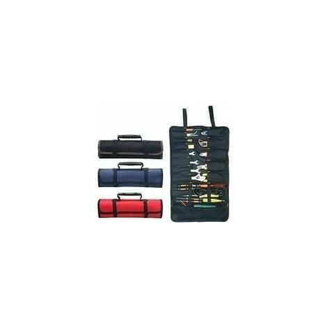 Sac à outils multifonctionnel portable à 22 compartiments, sac à outils vide, organisateur d'outils, boîte à outils enroulable en tissu Oxford 600D (1/5)