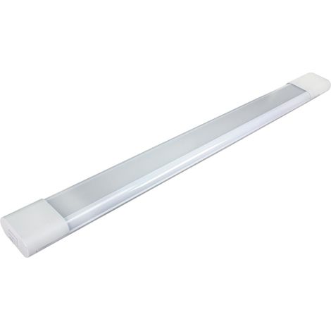 Tibelec – Réglette LED 12W 900 lumens 4000K – Interrupteur on/off – Branchement direct 230V – Éclairage naturel pour cuisine et meuble
