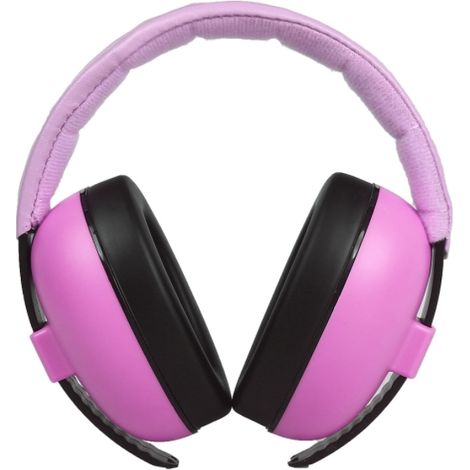 Casque antibruit pour enfants, protection auditive, idéal pour dormir en avion, 12 x 4 x 13 cm, violet (1/3)