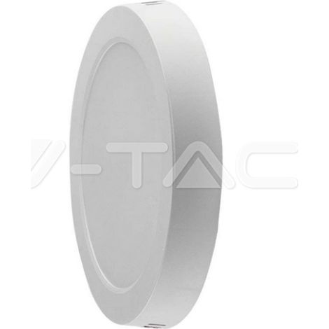 V-TAC VT-60018 PANNELLO LED ROTONDO 18W SMD DA PARETE CON DRIVER - SKU 7876 / 7877 / 7878 - Colore Luce: Bianco Naturale (1/5)