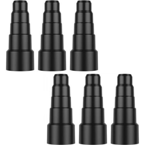 Lot de 6 Adaptateur Tuyau Aspirateur Universel 23/30/34/42/50mm Adaptateur de Tuyau D'aspirateur Universel Adaptateur Aspirateur Ponceuse pour le Raccordement au Tuyau D'aspirateur (1/5)