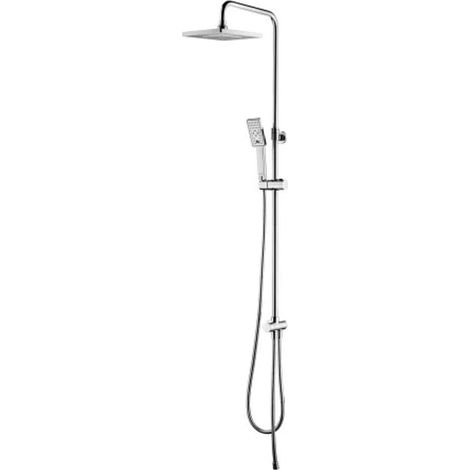 OMNIRES Jimjim - Set de douche sans mitigeur, 20x20 cm, 3 jets, chrome SYSJIMJIMCR (1/2)