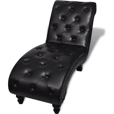 Chaiselongue Braun Kunstleder vidaXL