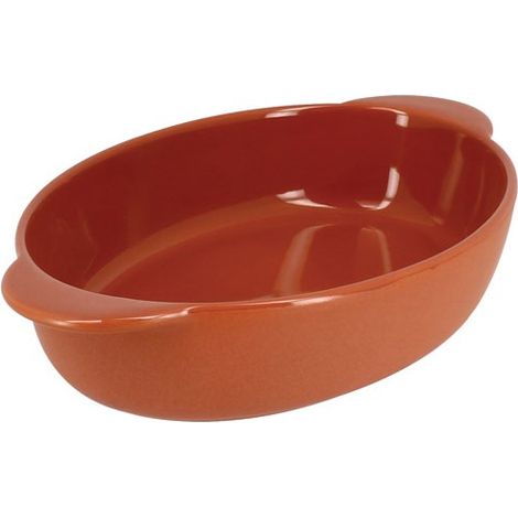 Ofenform Oval 27 x 16,5 cm Terrakotta - Octave - Menastyl