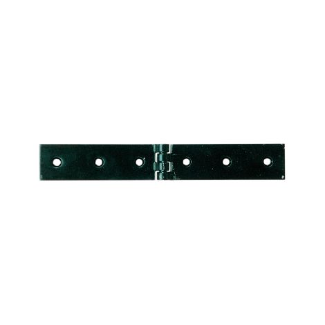Charnie're livret en acier laque' noir longueur 12 cm hauteur 3 cm pour e'tuis
