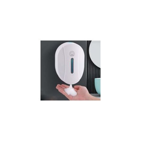 Dispenser di sapone automatico a parete ZVD, dispenser di sapone in schiuma (non richiede foratura), a induzione a infrarossi e impermeabile, capacità regolabile, per hotel - Crezuo